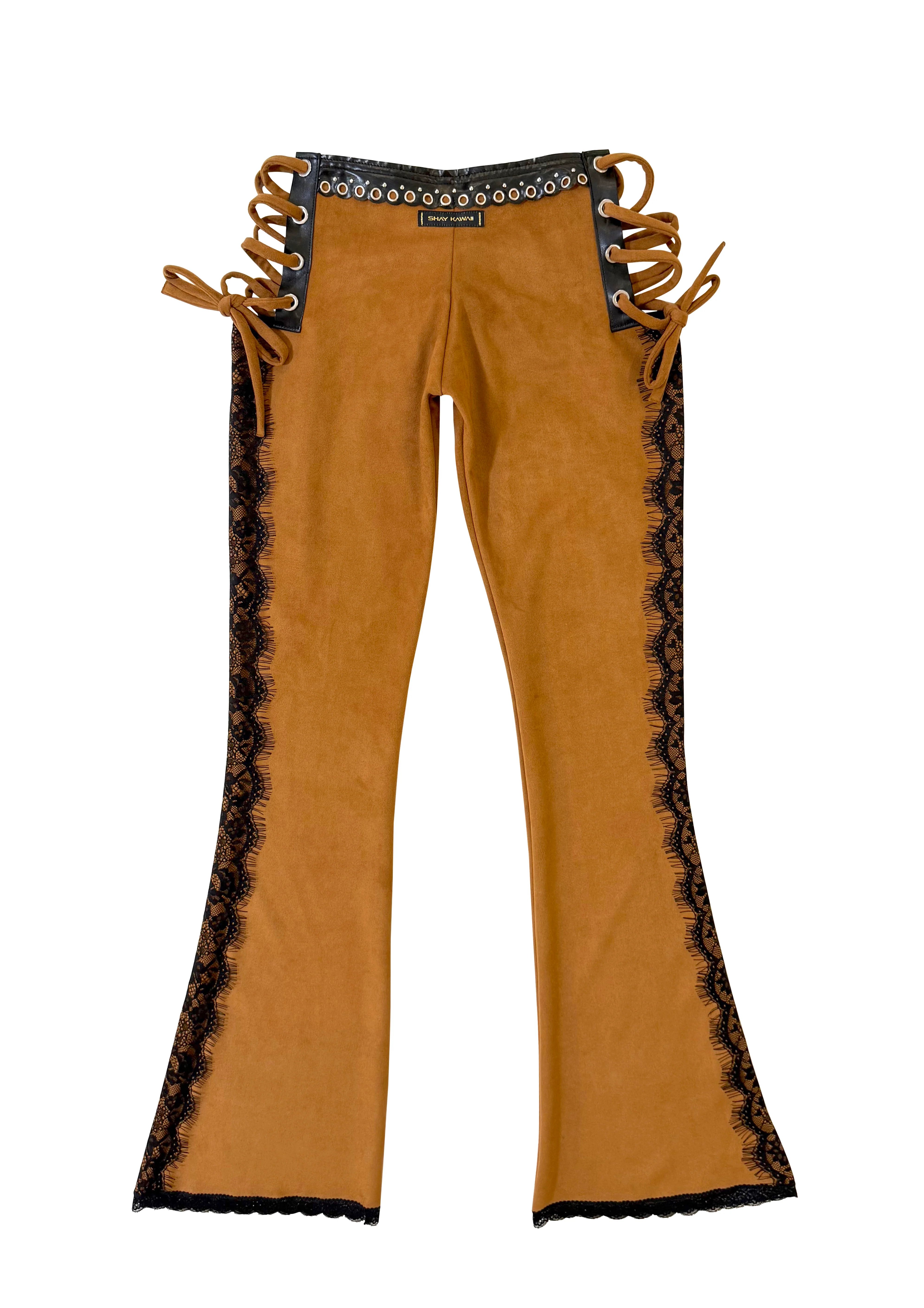 WESTERN GIRL PANTS BROWN - Image 3