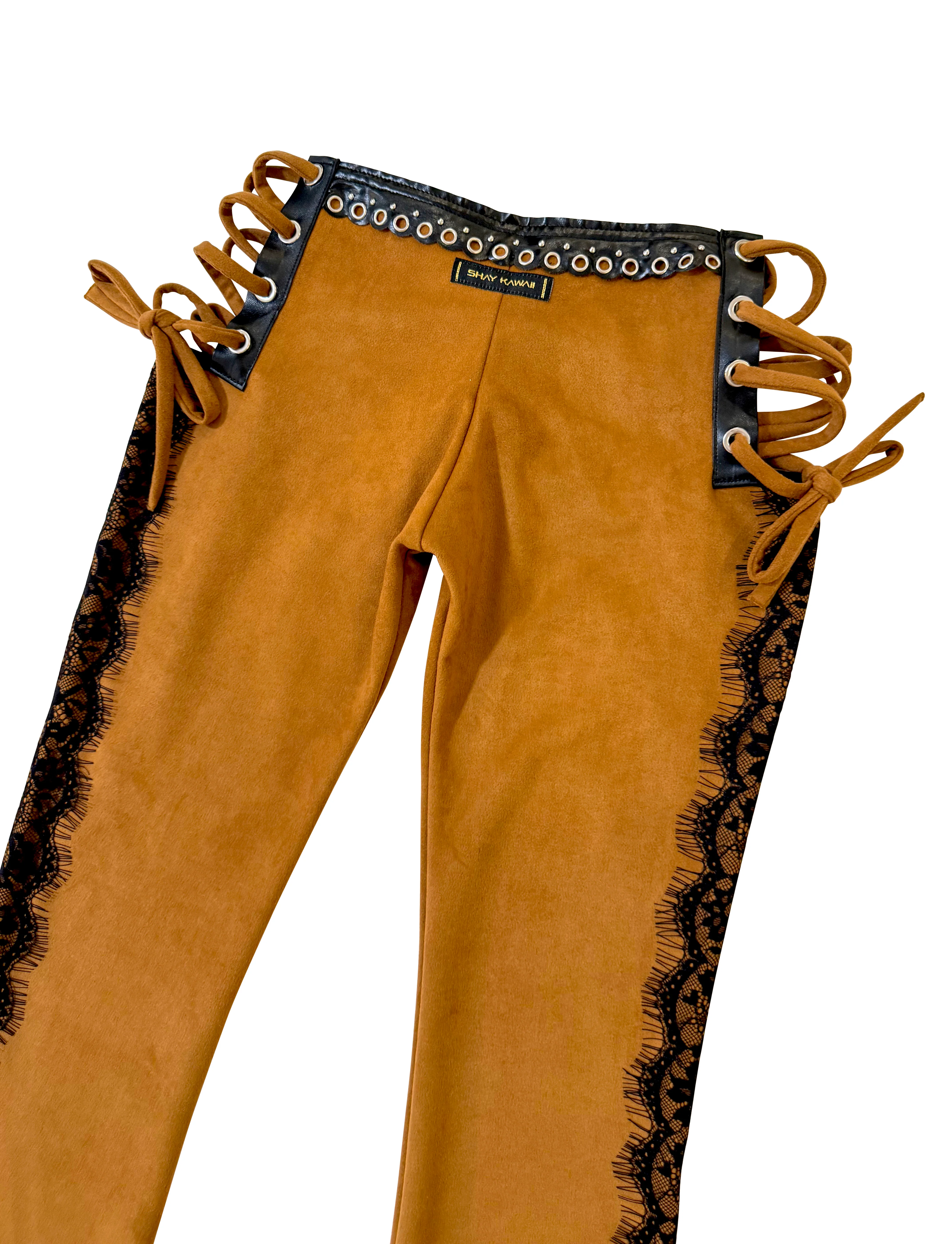 WESTERN GIRL PANTS BROWN - Image 6