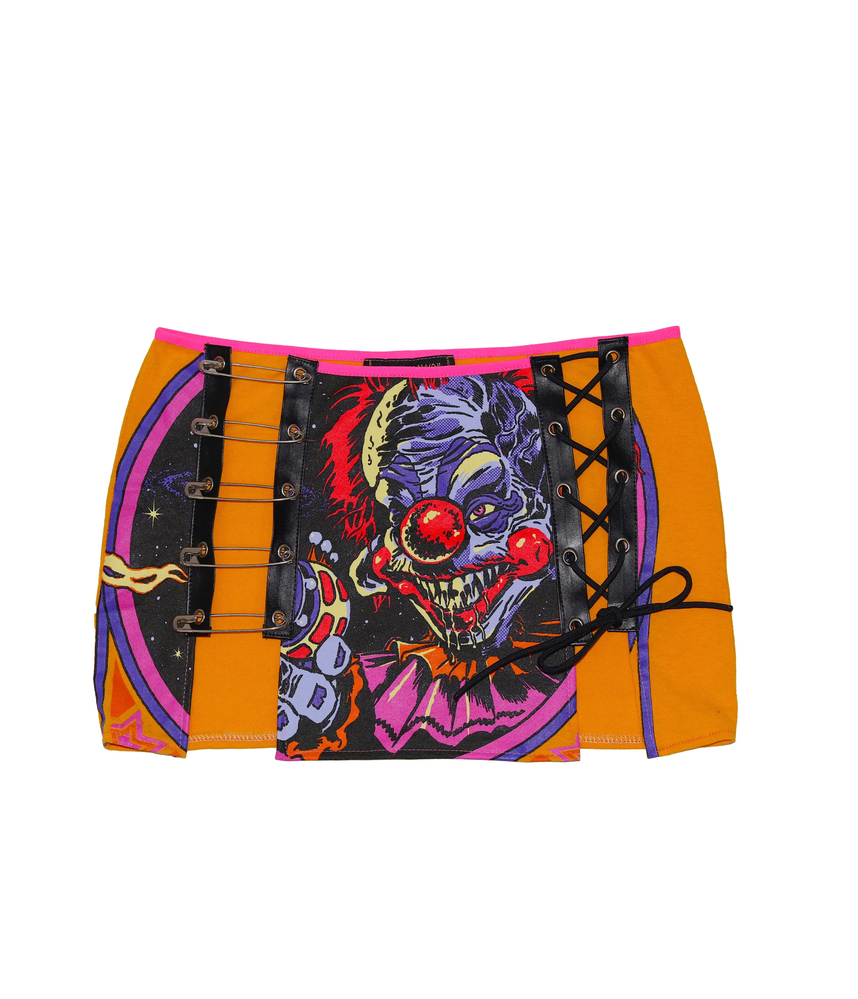 YELLOW KILLER KLOWNS SKIRT SET - Image 4